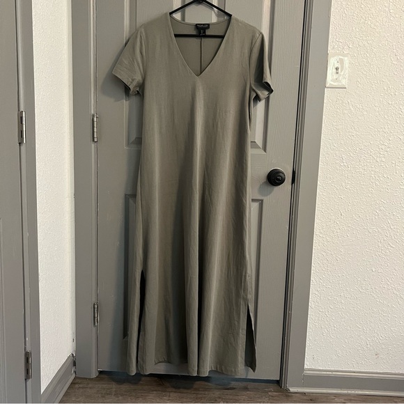 Dress bundle Rachel Zoe Abstract Blue maxi and Olive maxi - Picture 2 of 7